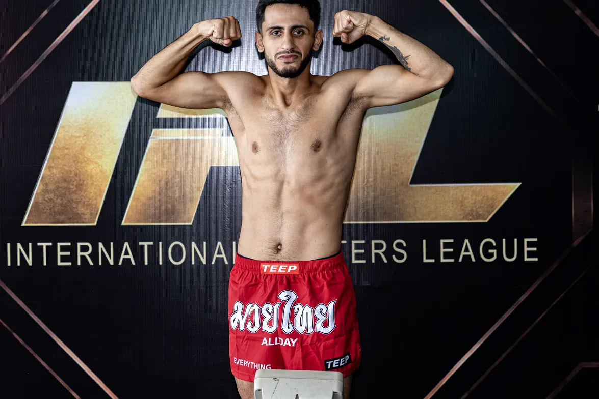 Farid Kazimov ในวันชั่งน้ำหนัก